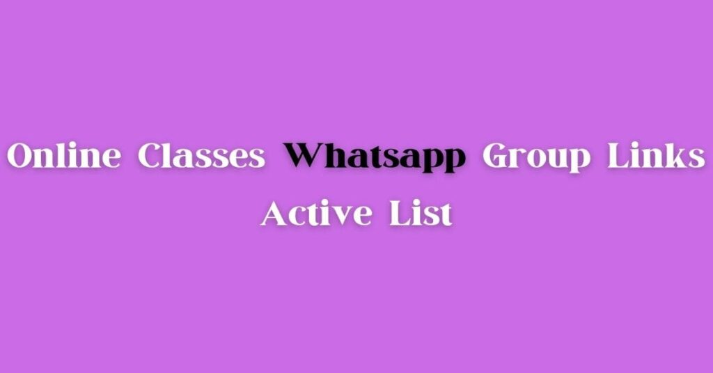 Class 10 WhatsApp Group Links [Top Active Group List]