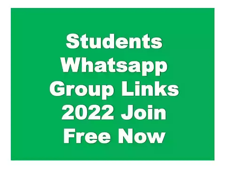 Student WhatsApp Group Links