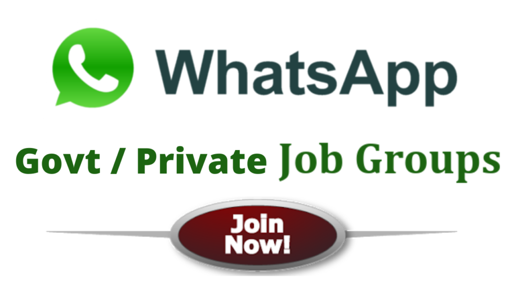 Govt Jobs WhatsApp Group Links