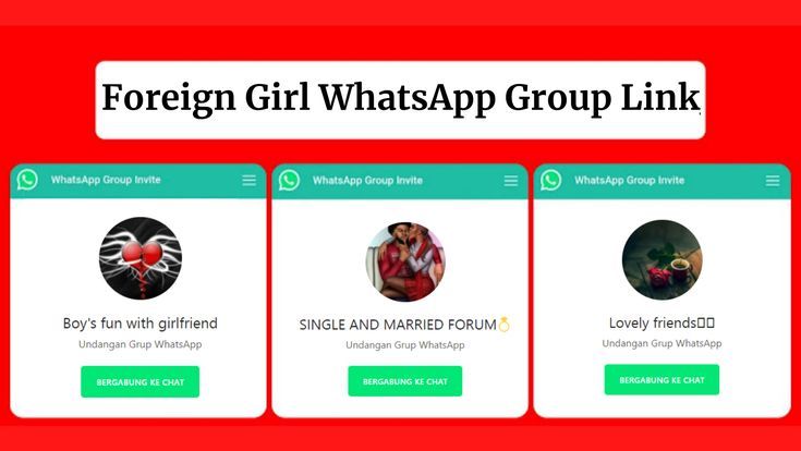 Dating WhatsApp Group Links