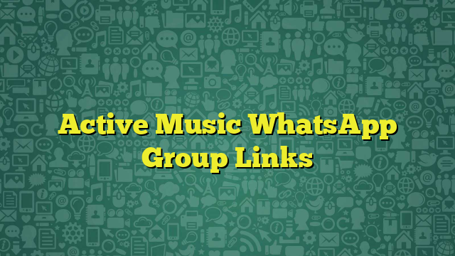 Hip Hop WhatsApp Group Links