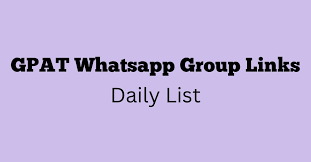 Gpat WhatsApp Group Links 